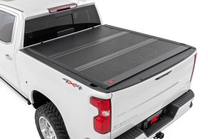 Chevrolet Silverado 1500 Hard Low-Profile Bed Cover - Rough Country - Tri-Fold - '19-'24